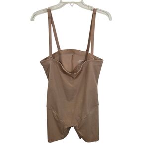 Honeylove SuperPower Girl Short Beige Tan Size 2X Shapewear Removable Straps